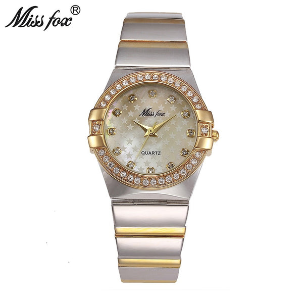 Gold Watch Fashion Brand