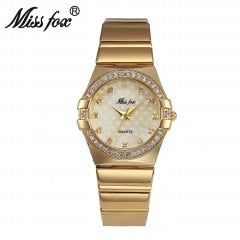 Gold Watch Fashion Brand