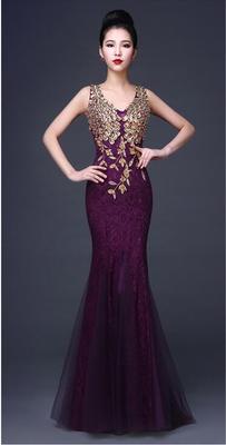 V-Neck Evening Dresses