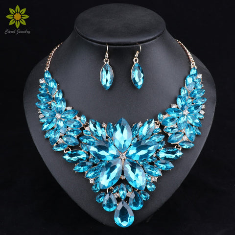 Bridal Necklace Earrings Sets