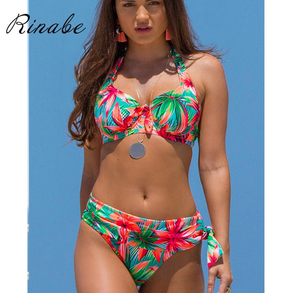 Women Bathing Suit High Waist Bikini Set