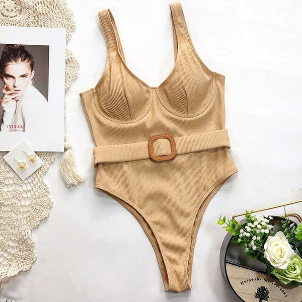 Women Belt bodysuits