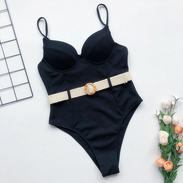 Women Belt bodysuits