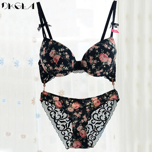 Fashion Push Up Bra Panties sets