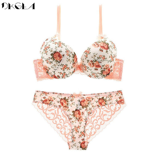 Fashion Push Up Bra Panties sets