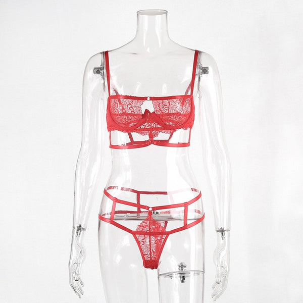 Female Bra and Party Set Transparent