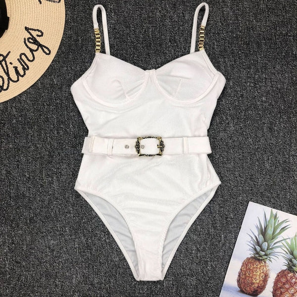 Belt Bathing Suit Swim Wear