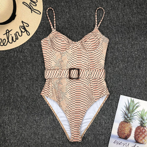 Belt Bathing Suit Swim Wear