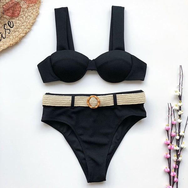 Belt Bathing Suit Swim Wear